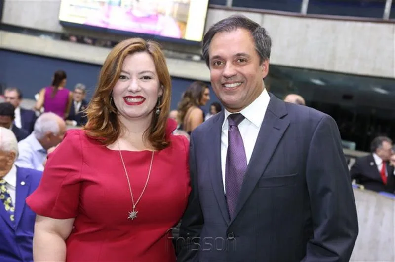 Aline Barroso e Fernando Novais