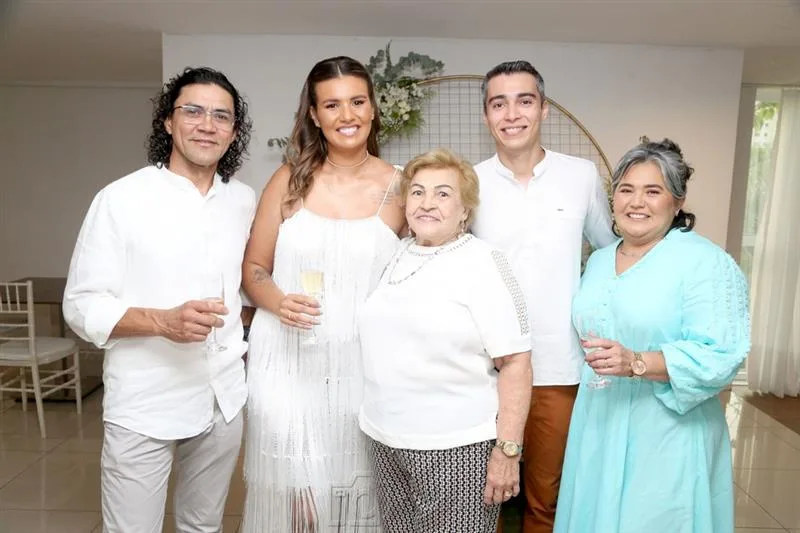 Aurélio Santos, Samila Almeida, Rosires Moreira, Leonan Vasconcelos e Rosiane Guimarães