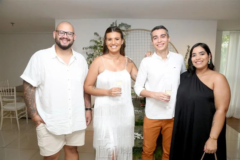 Hugo Andrade, Samila Almeida, Leonan Vasconcelos e Rebeca Nunes