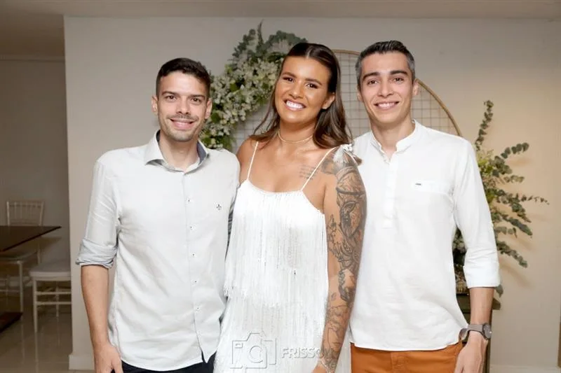 José Machado, Samila Almeida e Leonan Vasconcelos
