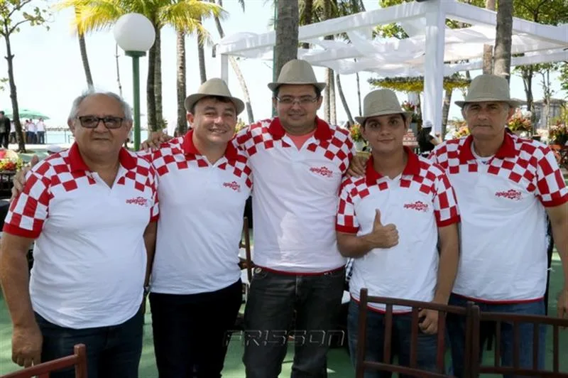 Aldizio Bernardo, Ricardo Sousa, João Paulo Moura, Rosano Abreu e Wlademilson Cruz