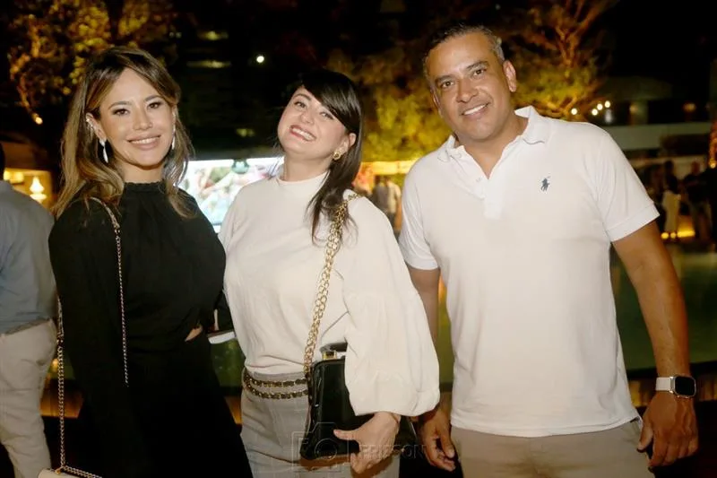 Carla Carvalho, Paula Maia e Márcio Machado