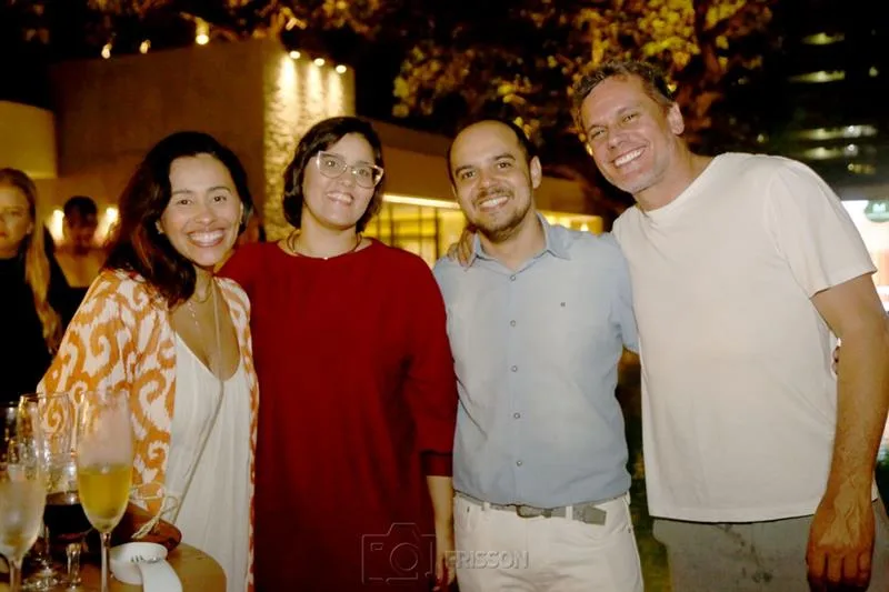 Carmen Castro, Lina Eleutério, Felipe Naur e Ary Castro