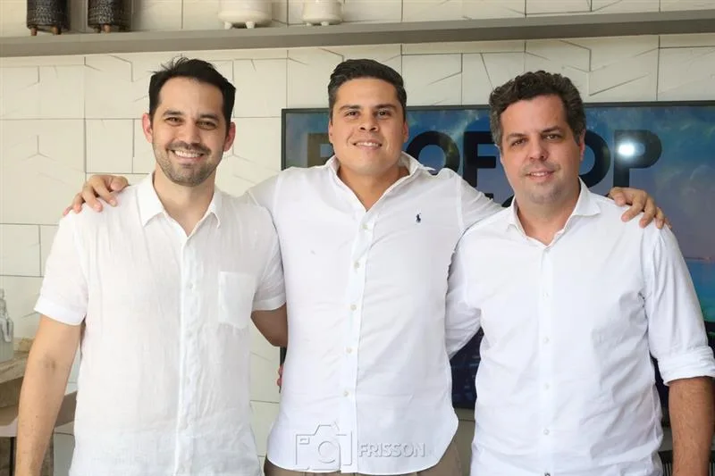 Felipe Monteiro, Patrick Baiocco e Cássio Pacheco