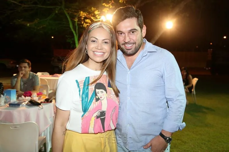 Solange Almeida e Leandro Andriani