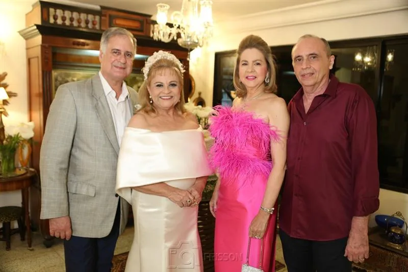 Arthur, Excelsa Costa Lima, Alexandrina e Marcio Aguiar