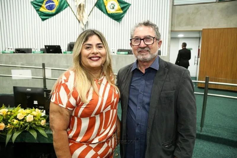 Edna Martins e Cláudio Ricardo