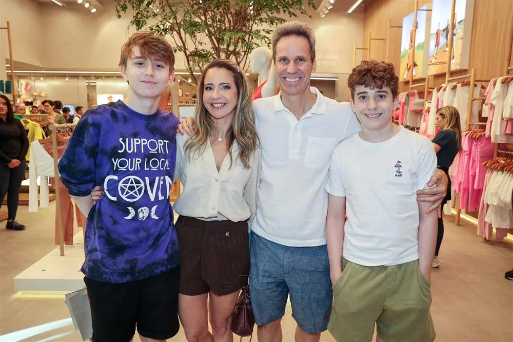 Bernardo, Beatriz, Jorge e Pedro Dantas
