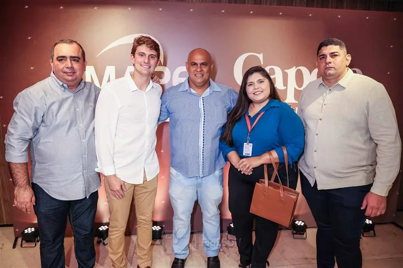 Airton Santiago, Davi Pessoa, Antonio Soares, Natalia Dias e Breno Sousa