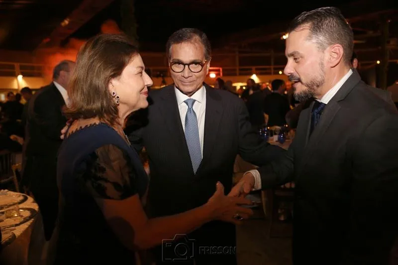 Ana, Beto Studart e Miguel Filho