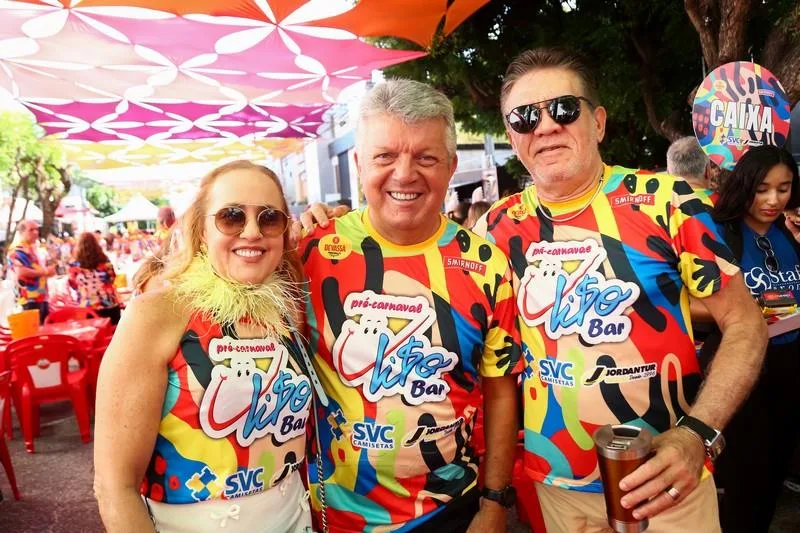 Fernanda e Carlos Arruda e Alfredo Pearce
