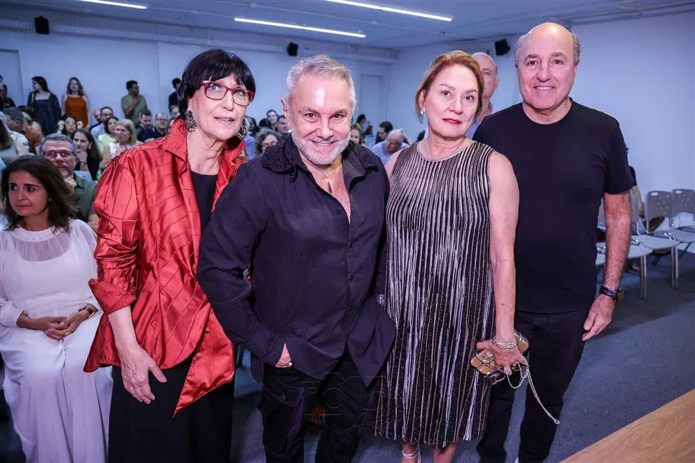 Denise Mattar, Lino Vilaventura, Paula e Silvio Frota