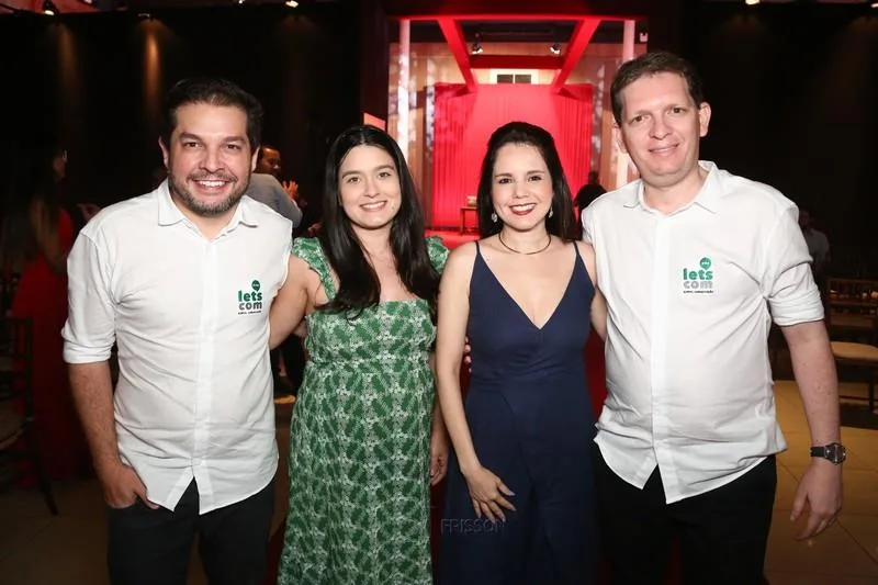 Celso Tomaz, Jade Gonzalez, Camila Rocha e André Alencar