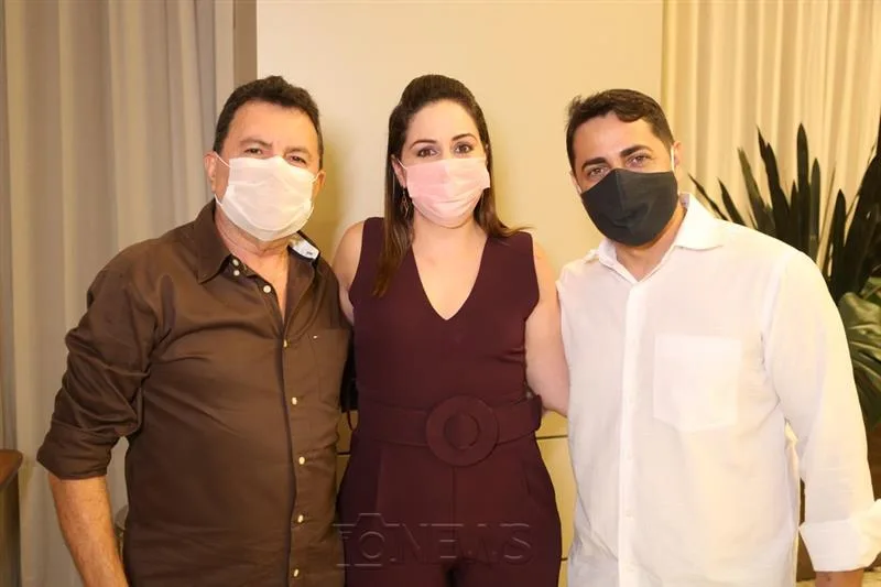 Antônio José Mendonça, Camila Teixeira e Nino Dieb