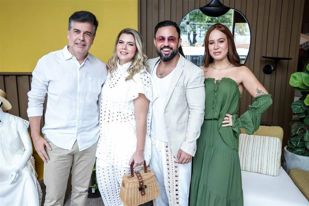 Alexandre Pereira, Liliane Meira, Cicero Marx e Larissa Meira