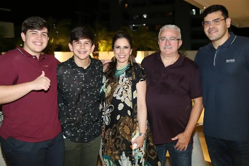 Alexandre, Luis Eduardo Cals, Fabíola, Alcimor e Daniel Rocha