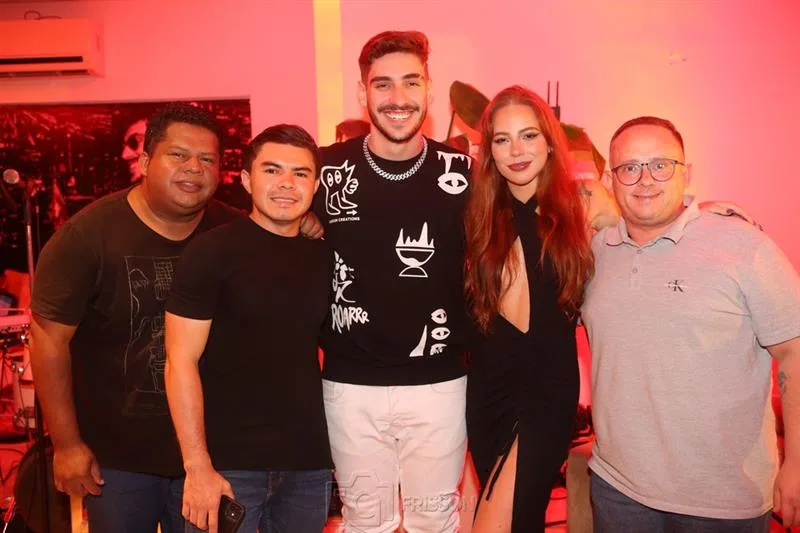 Edilson Alves, Ronaldo Feijó, Diego Facó, Carol Davila e Lorenzo