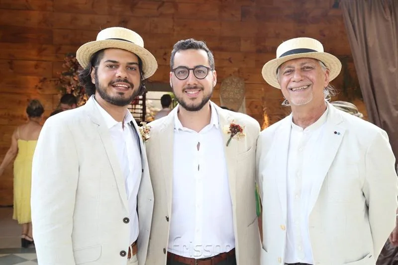 Alberto Gadanha, Thomas Reeves e Marcos de Castro