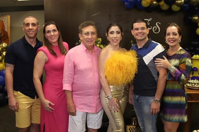 Andrigo, Geise, Tadeu, Suelen Magalhães, Zezinho Filho e Helana Gurgel