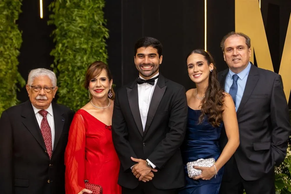 Paulo Elpídio Menezes, Martinha, Thiago, Paulinha e George Assunção