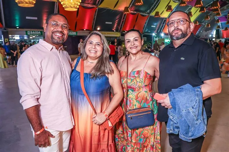 Adson Serqueira, Oriane Bonfim, Elaine Oliveira e Elder Soares
