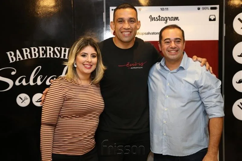 Alana Pinheiro, Fabricio Werdum e Edson Pinheiro
