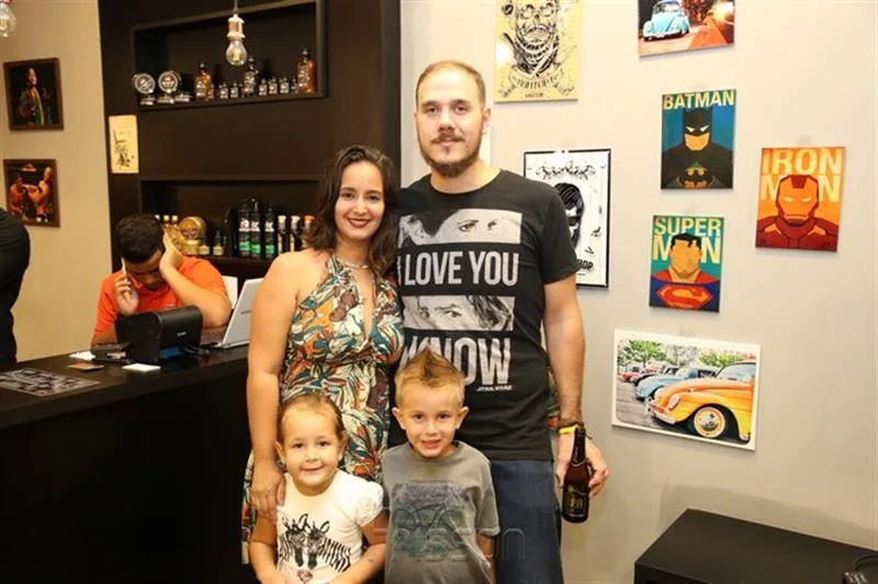 Enifer, Ivens, Johann e Joanne Feitosa