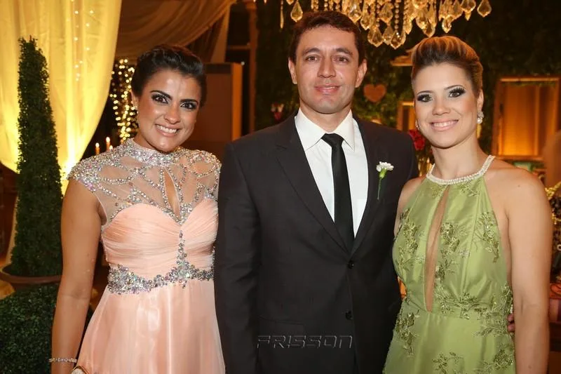 Bruna Moretti, Romel Maciel e Luciana Teixeira