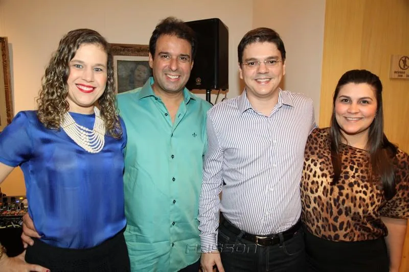 Cybele e Fábio Campos, Rômulo e Mirna Férrer