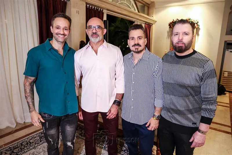Mário Eleutério, Manu Gomes, Miguel Filho e César Martins