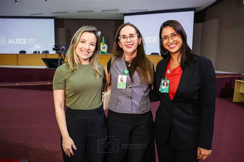 Áurea Sousa, Ana Luisa Cintra e Karla Ciencia