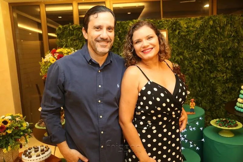 Afranio Camara e Tatiana Costa