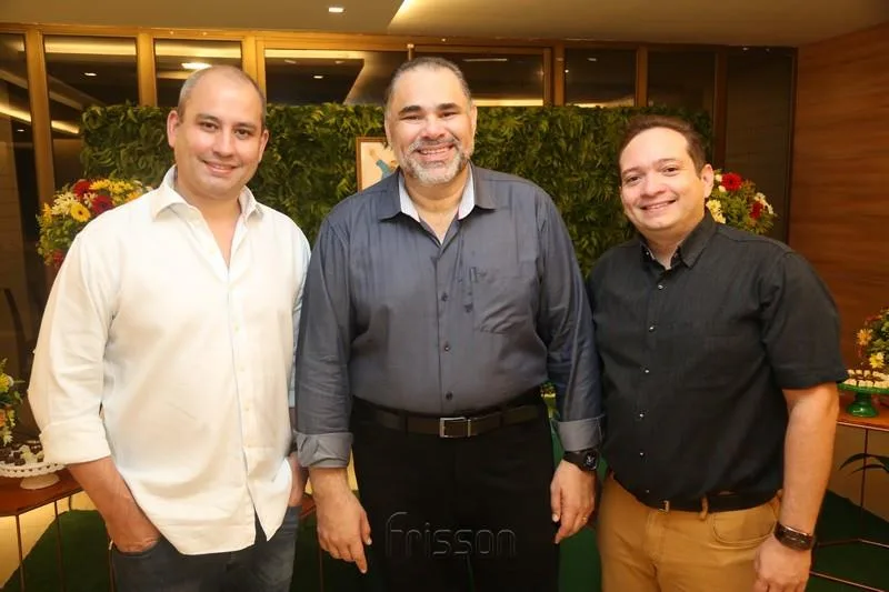 André Linheiro, Edson Ferreira e Alexandre Lima