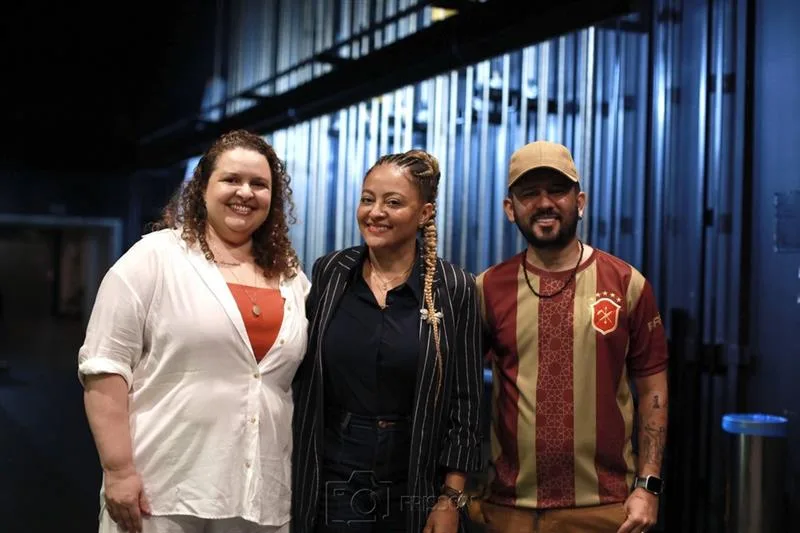 Socorro Acioli, Michele Ribeiro e Bráulio Bessa