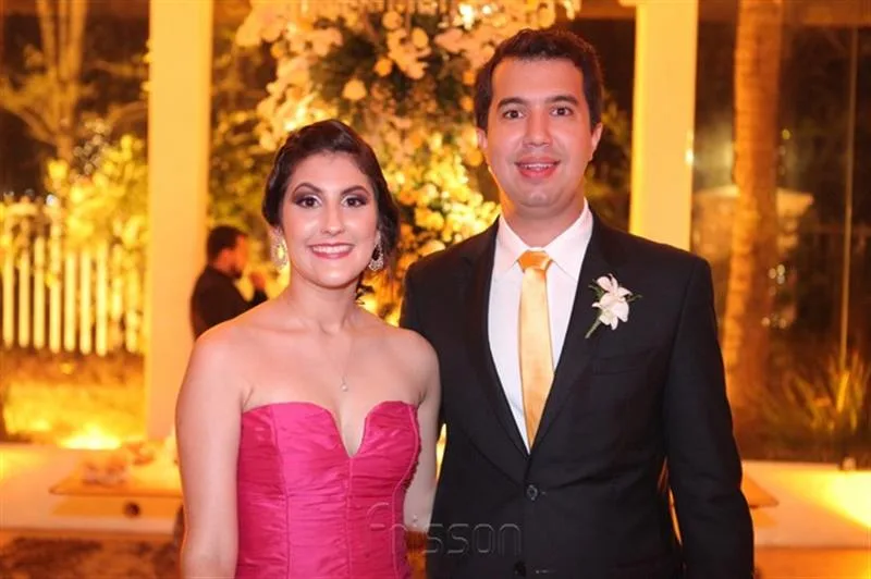 Aline Medeiros e Davi Pombo