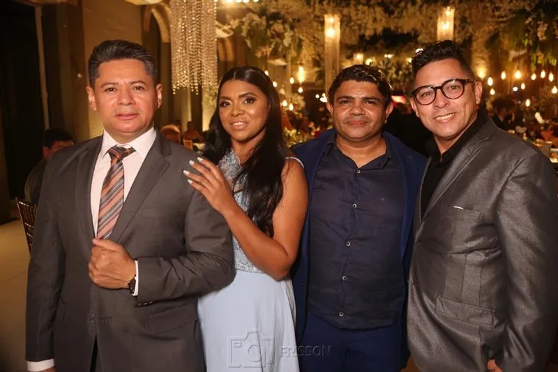 Adriel Oliveira, Janaina Lourenço, Darli Oliveira e Marcelo Cosmo