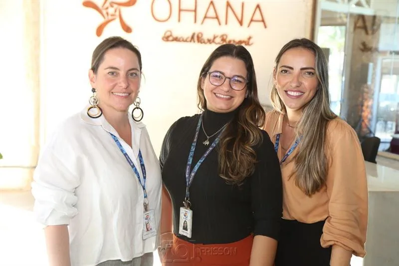 Clarisse Linhares, Leane Soares e Liz Mota