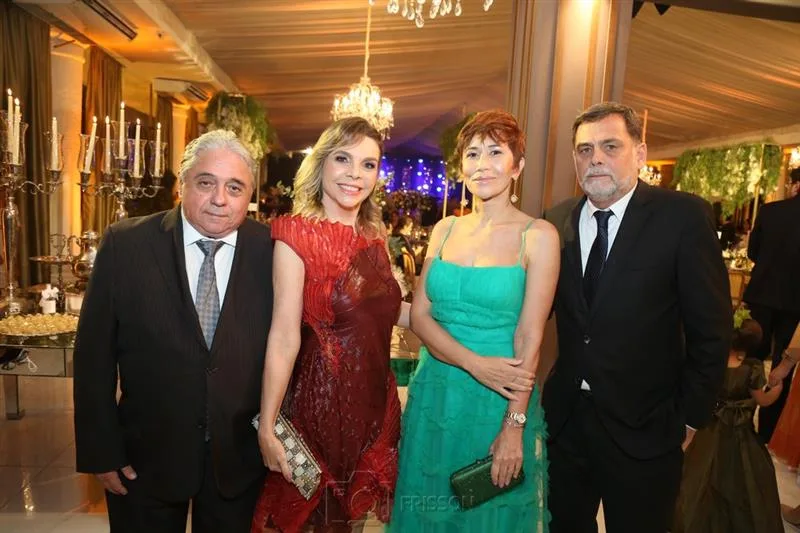 Armando Aguiar, Lilian Porto, Meire e Eduardo Porto