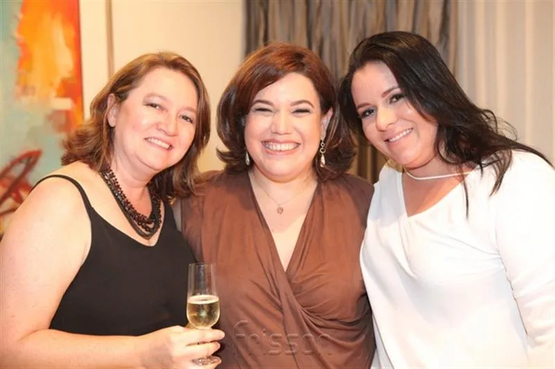 Fabricia Soares, Maria Tereza Magalhães e Olivia Mara