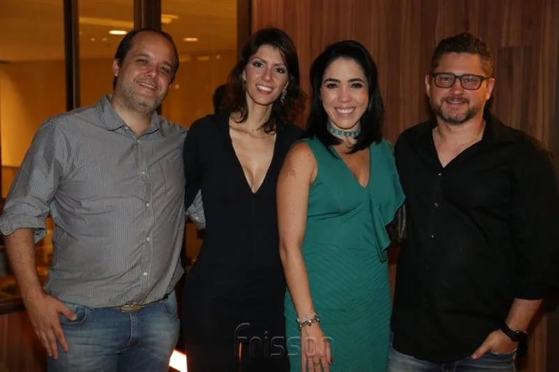 Andre, Elayne Bonfim, Andressa e Marcos Ekermann