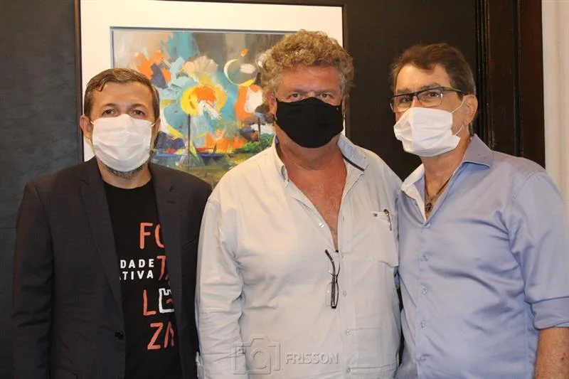 Élcio Batista, Evandro Colares e Cesar Fiúza