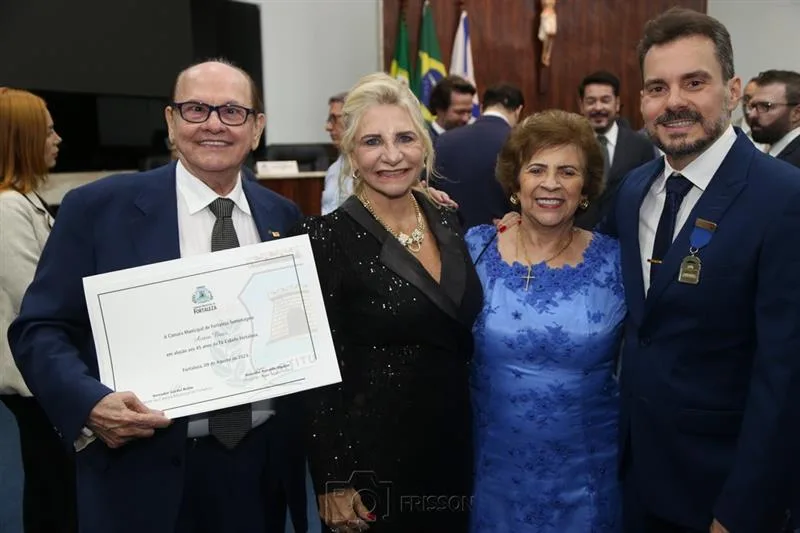 Airton Boris, Rosângela Dias, Tereza Boris e Miguel Filho