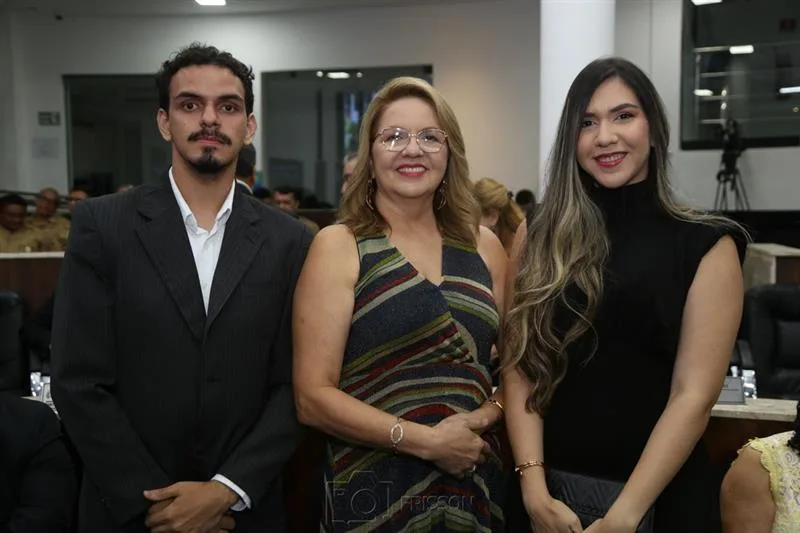 Bruno Moreira, Iranir Moreira e Bárbara Andrade