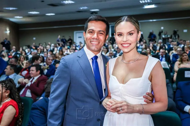 Cláudio Leite e Gabriella Aguiar