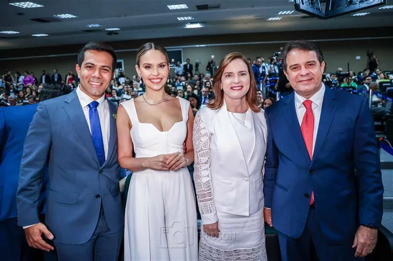 Claudio Leite, Gabriela Aguiar, Cristiane e Evandro Leitao