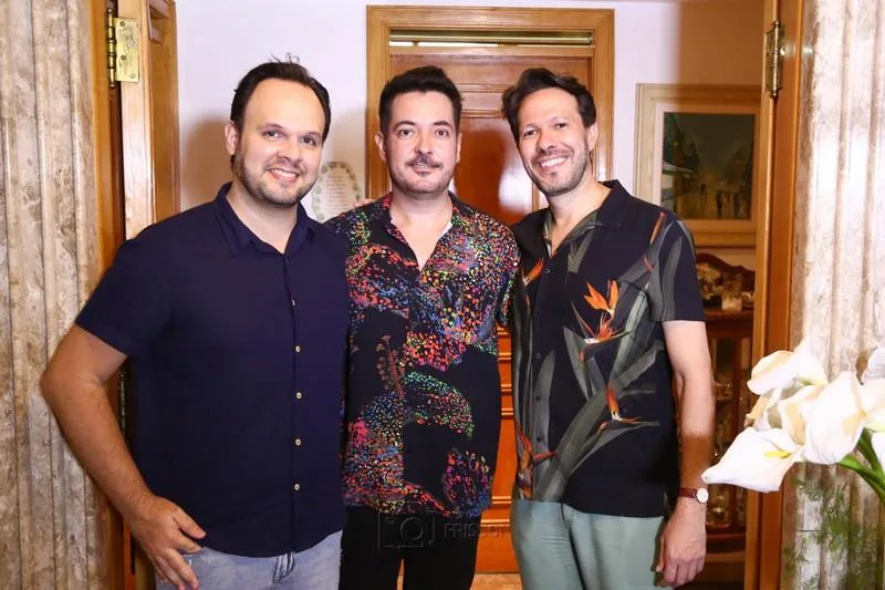 Carlos Pinheiro, Samuel Machado e Rafael Xerez