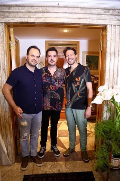 Carlos Pinheiro, Samuel Machado e Rafael Xerez