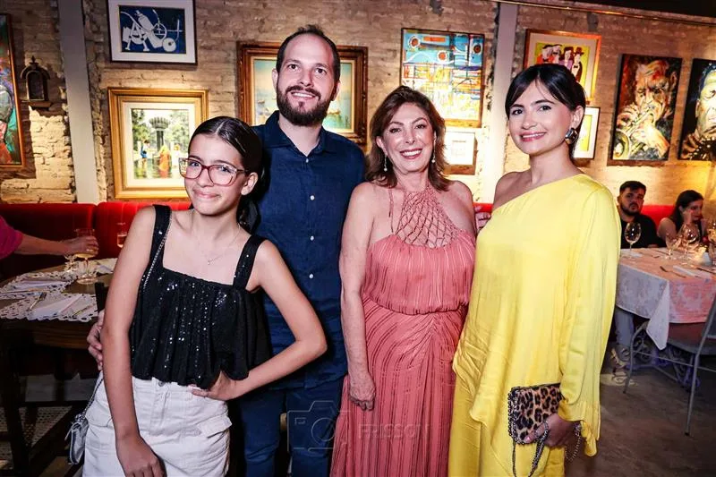 Cecília Rocha, Marcos, Lena e Germana Marcílio