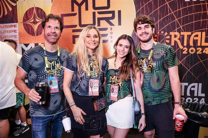 Arthur, Célia Magalhães, Cecilia Macedo e Arthur Filho