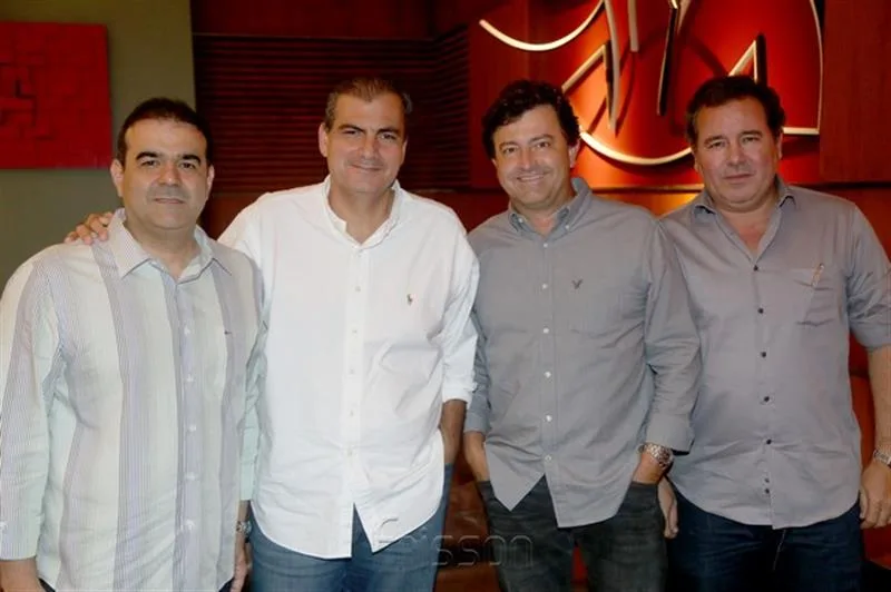 Eudes Fernandes, Alexandre Salles, George Vieira e Luis Eduardo Cidrão